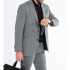 Twillory Performance Blazer // GREY MELANGE